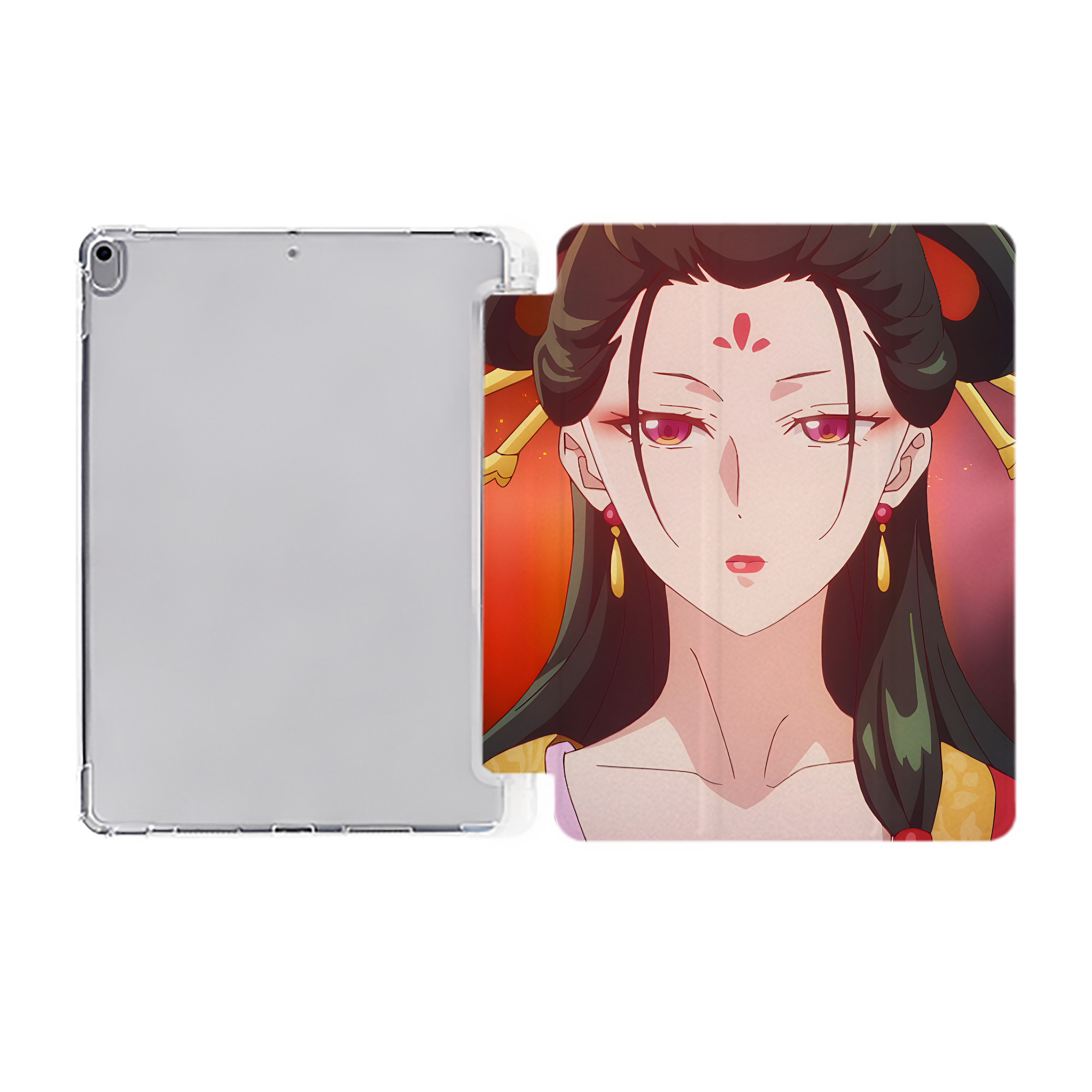 （画像用） 薬屋のひとりごと The Apothecary Diaries IPad ケース ペン収納付き 三つ折りスタンド PUレザー×シリコン 対応機種9.5/10.5/10.9インチ